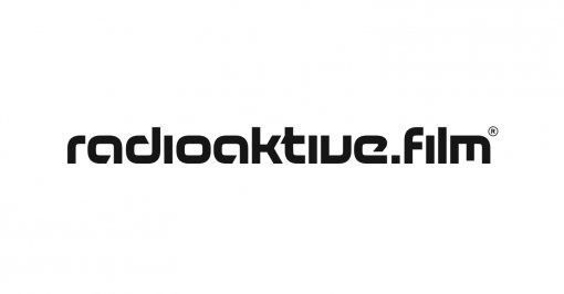 radioaktive.film logo alongside The Roundhouse exterior at dusk